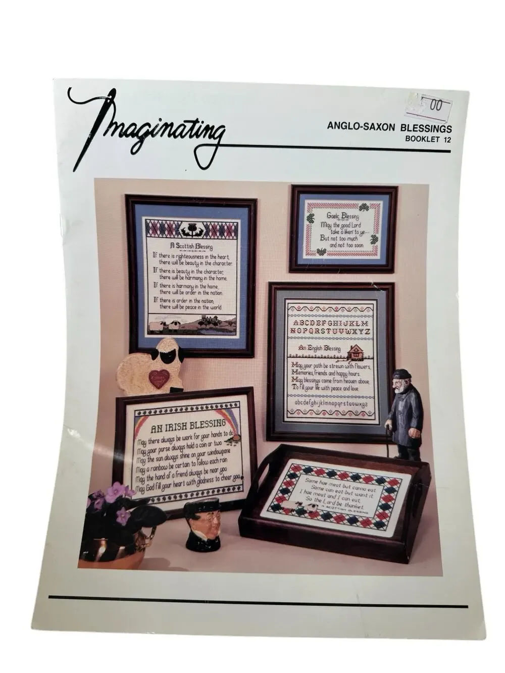 Vintage Anglo-Saxon Blessings Cross Stitch Design Booklet Imaginating 1987 #12